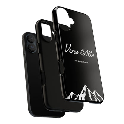 Black Mountain Adventure Phone Case - Stylish Verso l'Alto Phone Protection