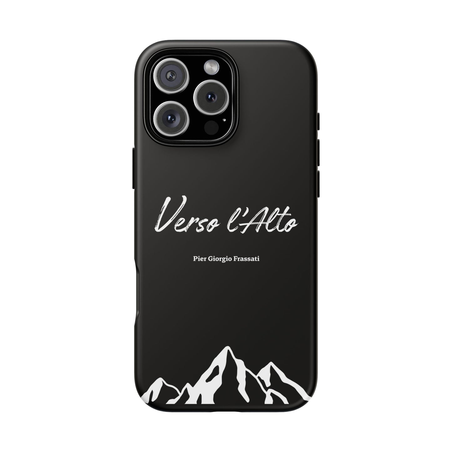 Black Mountain Adventure Phone Case - Stylish Verso l'Alto Phone Protection