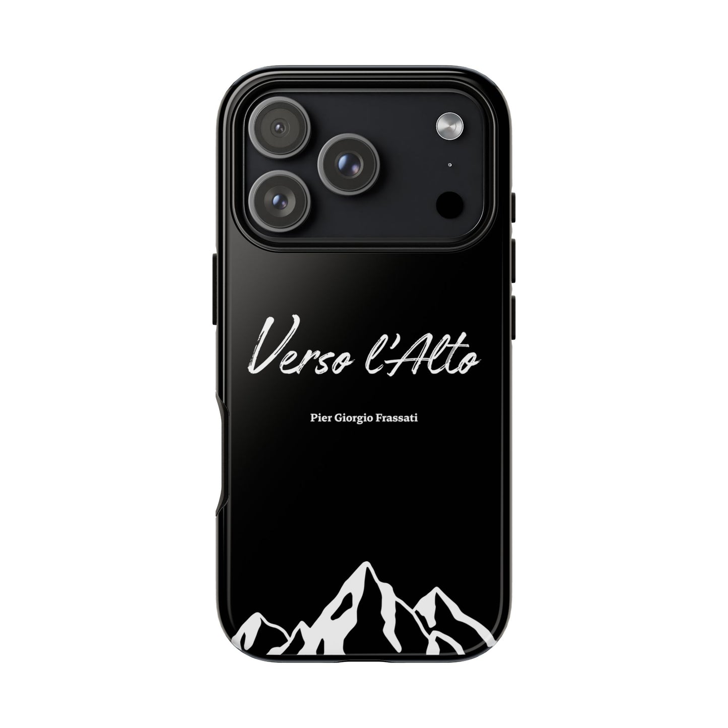 Black Mountain Adventure Phone Case - Stylish Verso l'Alto Phone Protection