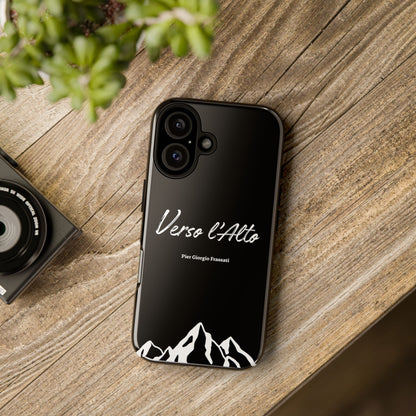 Black Mountain Adventure Phone Case - Stylish Verso l'Alto Phone Protection