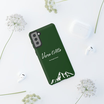 Vert Sapin Mountain Adventure Phone Case - Stylish Verso l'Alto Phone Protection