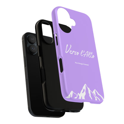 Mauve Mountain Adventure Phone Case - Stylish Verso l'Alto Phone Protection