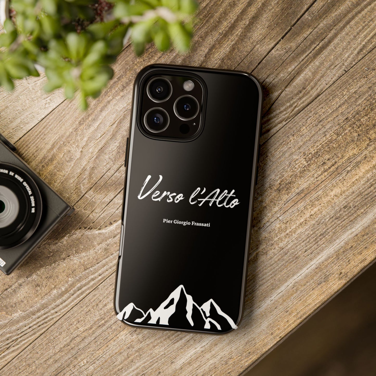 Black Mountain Adventure Phone Case - Stylish Verso l'Alto Phone Protection