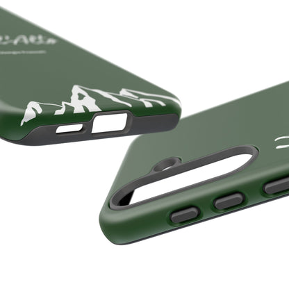 Vert Sapin Mountain Adventure Phone Case - Stylish Verso l'Alto Phone Protection