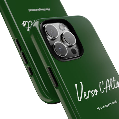Vert Sapin Mountain Adventure Phone Case - Stylish Verso l'Alto Phone Protection