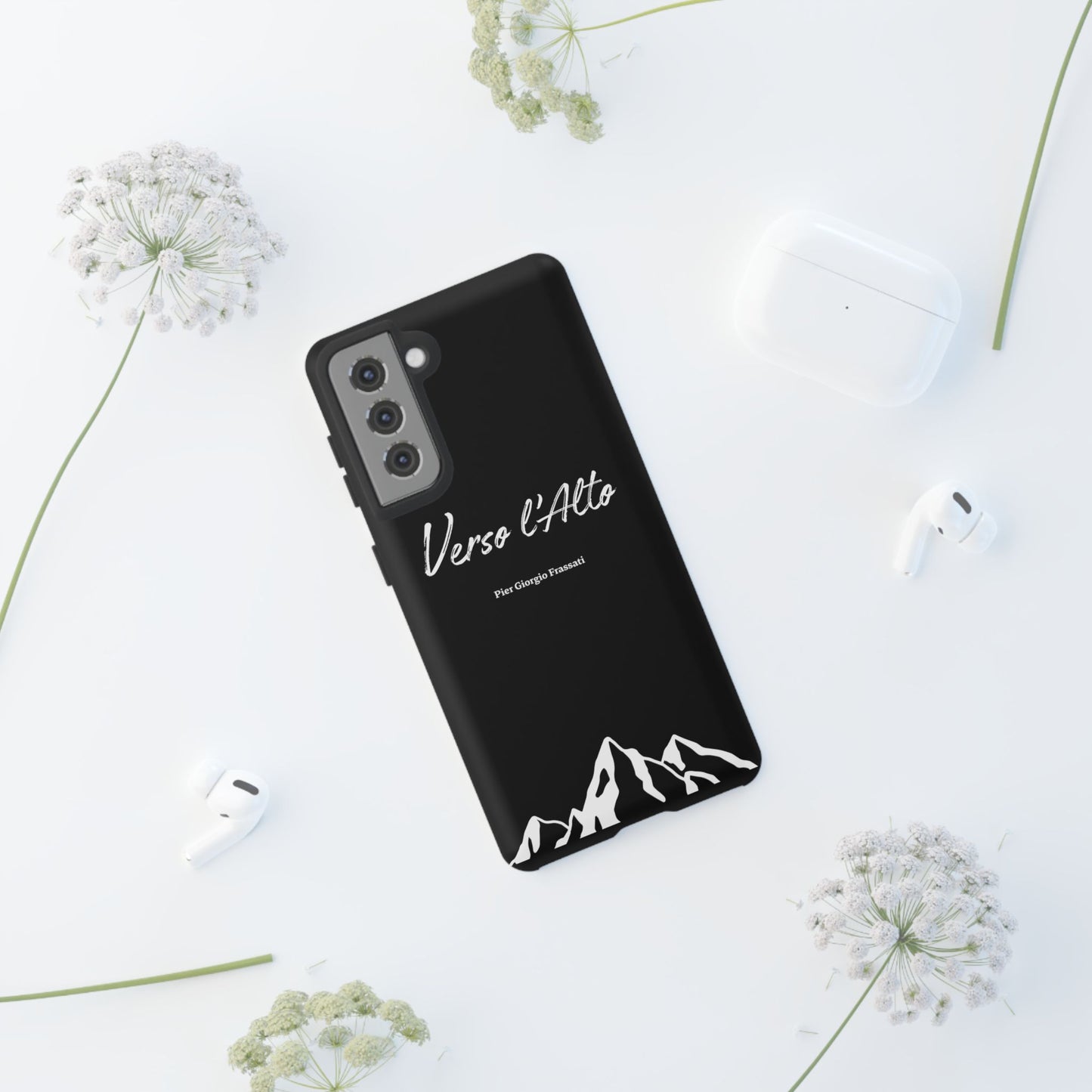 Black Mountain Adventure Phone Case - Stylish Verso l'Alto Phone Protection