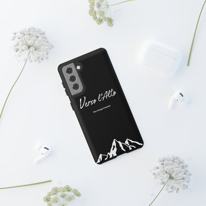 Black Mountain Adventure Phone Case - Stylish Verso l'Alto Phone Protection