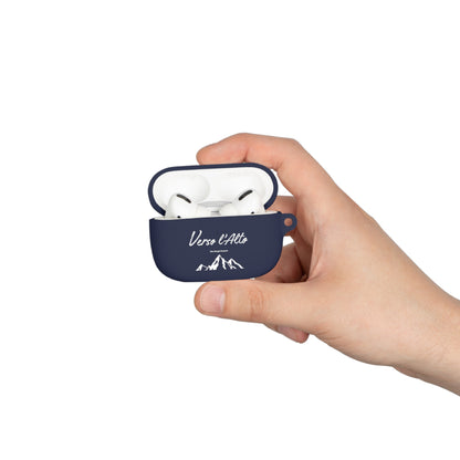Coque de protection pour AirPods avec design Verso l'Alto (version noir-vert d'eau-bleu marine)