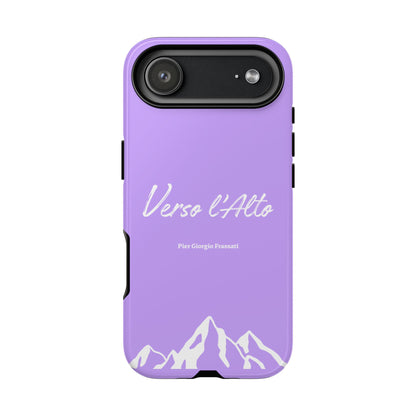 Mauve Mountain Adventure Phone Case - Stylish Verso l'Alto Phone Protection