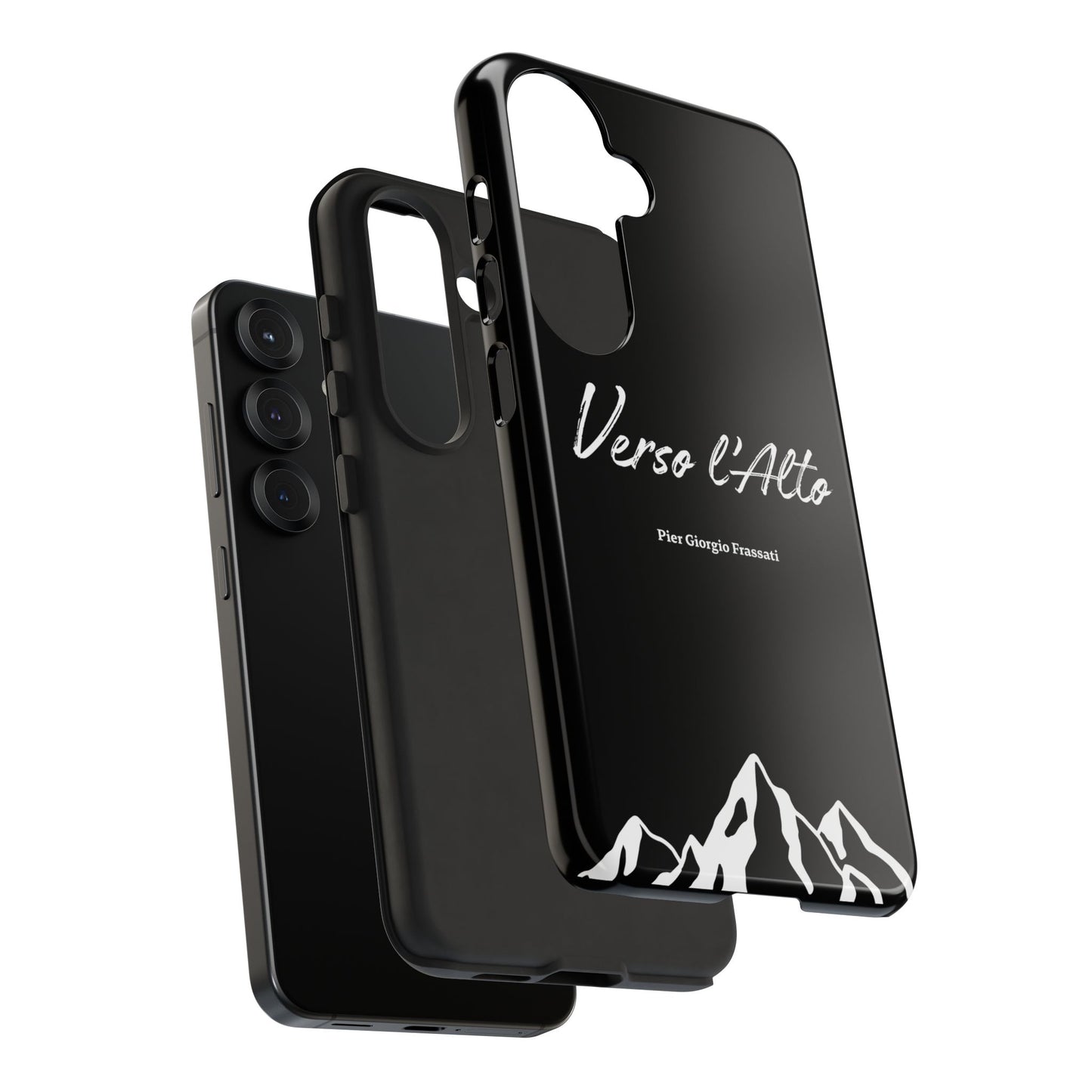 Black Mountain Adventure Phone Case - Stylish Verso l'Alto Phone Protection