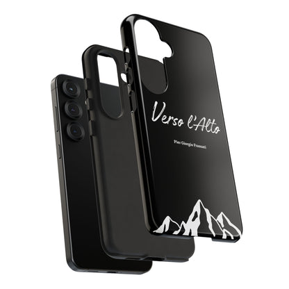 Black Mountain Adventure Phone Case - Stylish Verso l'Alto Phone Protection
