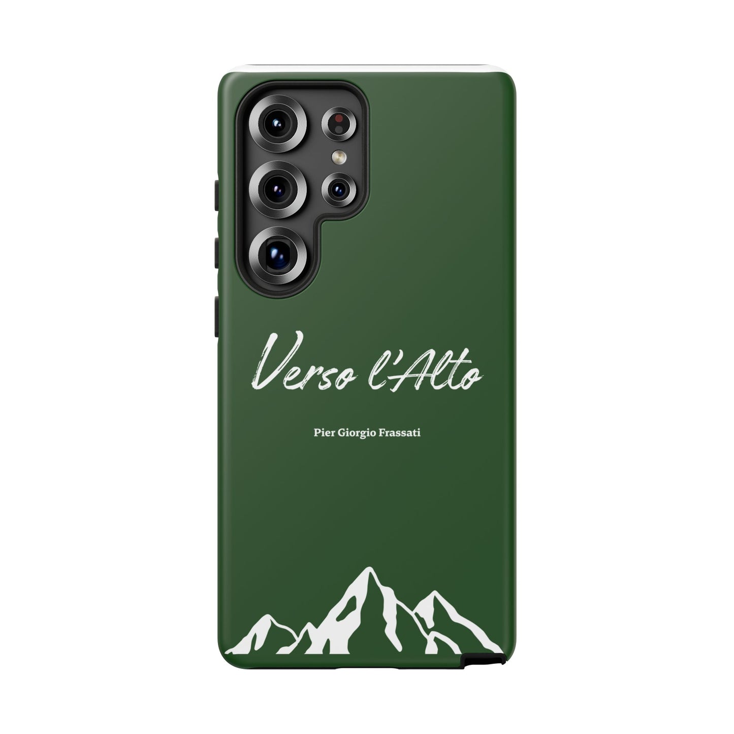 Vert Sapin Mountain Adventure Phone Case - Stylish Verso l'Alto Phone Protection