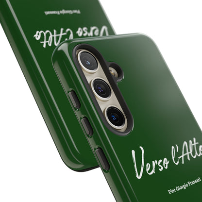 Vert Sapin Mountain Adventure Phone Case - Stylish Verso l'Alto Phone Protection