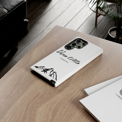 White Mountain Adventure Phone Case - Stylish Verso l'Alto Phone Protection