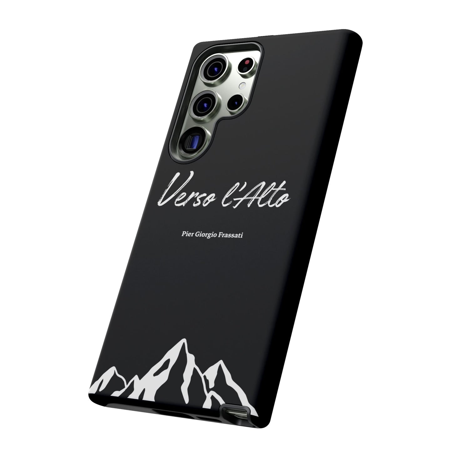Black Mountain Adventure Phone Case - Stylish Verso l'Alto Phone Protection