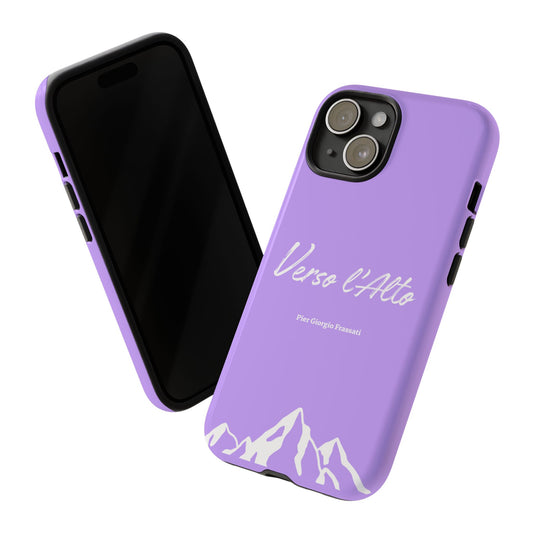Mauve Mountain Adventure Phone Case - Stylish Verso l'Alto Phone Protection