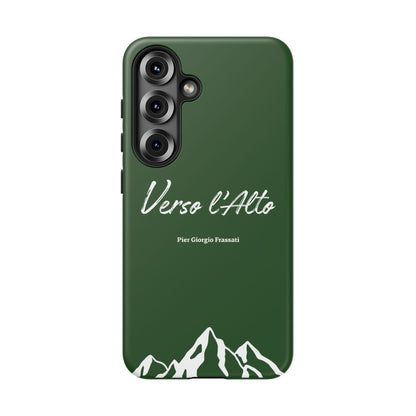 Vert Sapin Mountain Adventure Phone Case - Stylish Verso l'Alto Phone Protection