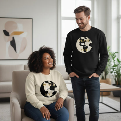 Christian Unisex Sweatshirt – Peace & Courage