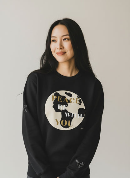 Christian Unisex Sweatshirt – Peace & Courage