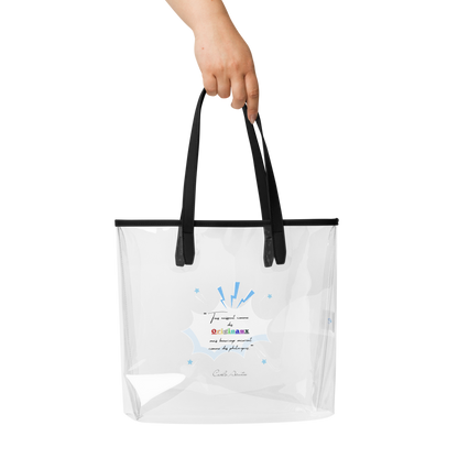 Tote Bag Transparent "Carlo Acutis" pour la plage
