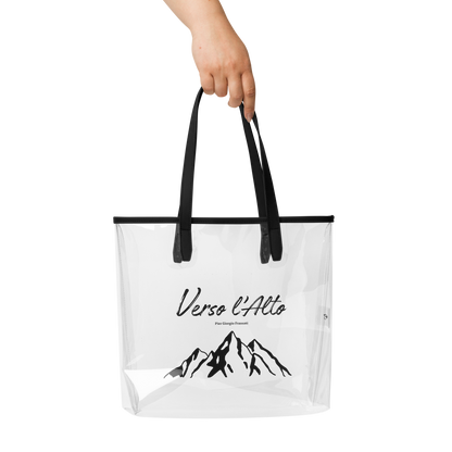 Tote Bag "Verso l'alto" Transparent pour courses et plage