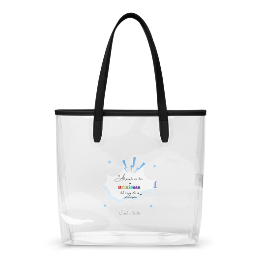 Tote Bag Transparent "Carlo Acutis" (citation en anglais)