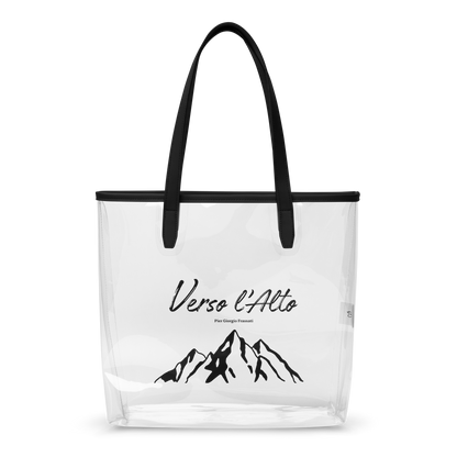 Tote Bag "Verso l'alto" Transparent pour courses et plage