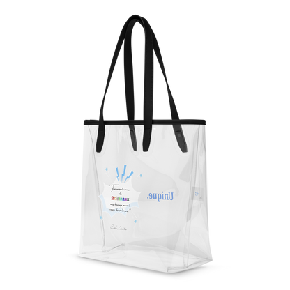 Tote Bag Transparent "Carlo Acutis" pour la plage
