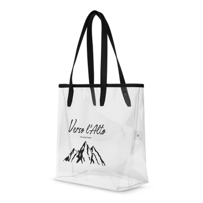 Tote Bag "Verso l'alto" Transparent pour courses et plage