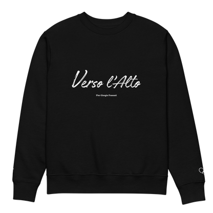 Sweat unisexe en coton bio – Verso l’Alto