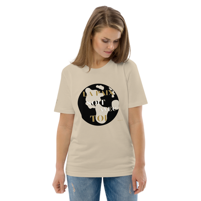 T-shirt chrétien unisexe en coton Bio – Paix & Joie
