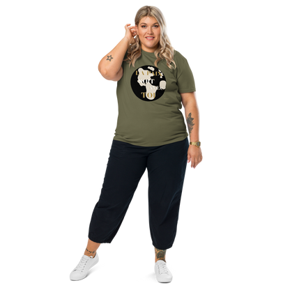 T-shirt chrétien unisexe en coton Bio – Paix & Joie