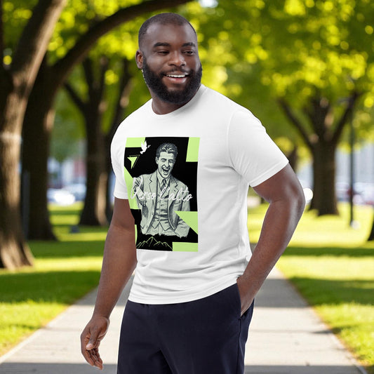 T-shirt unisexe "Verso l'Alto" en coton bio (Eucharistie)