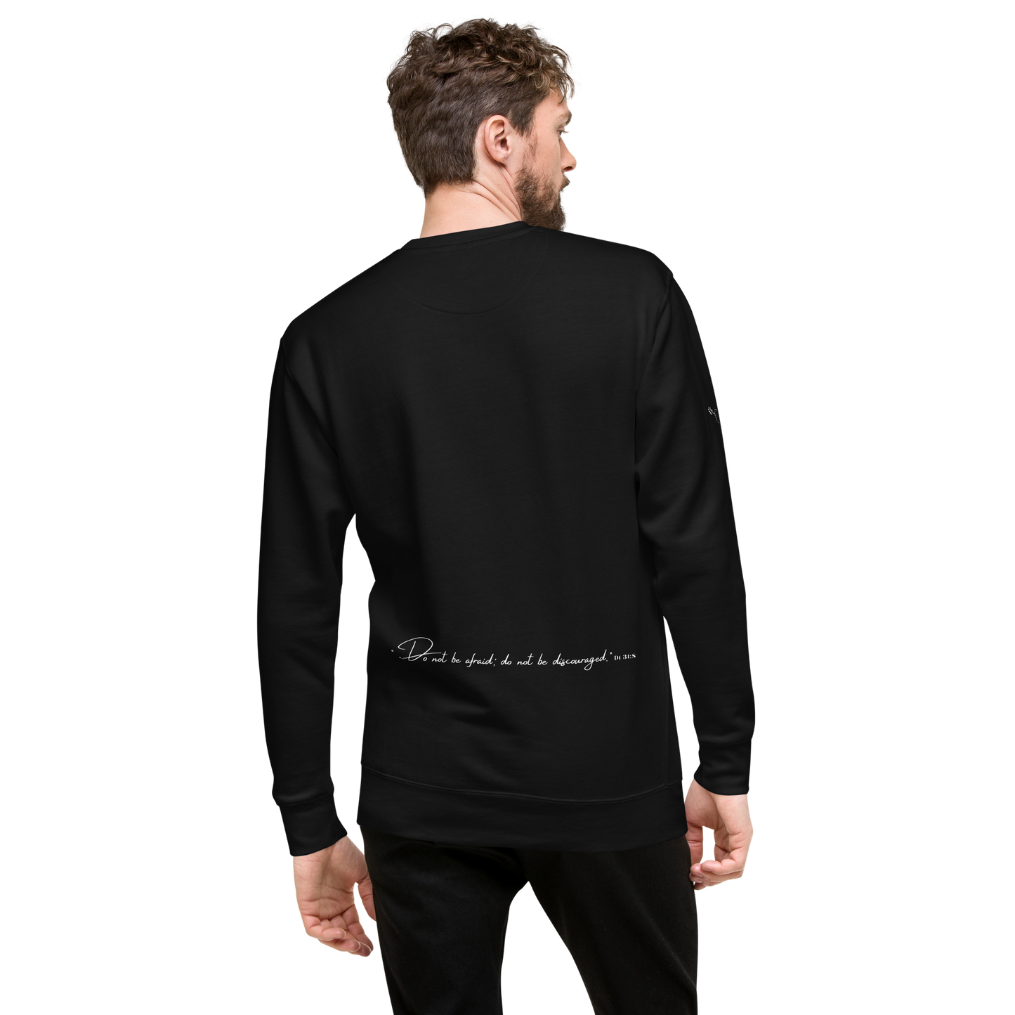 Christian Unisex Sweatshirt – Peace & Courage