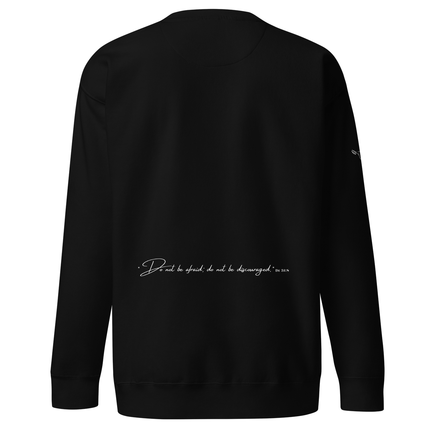 Christian Unisex Sweatshirt – Peace & Courage