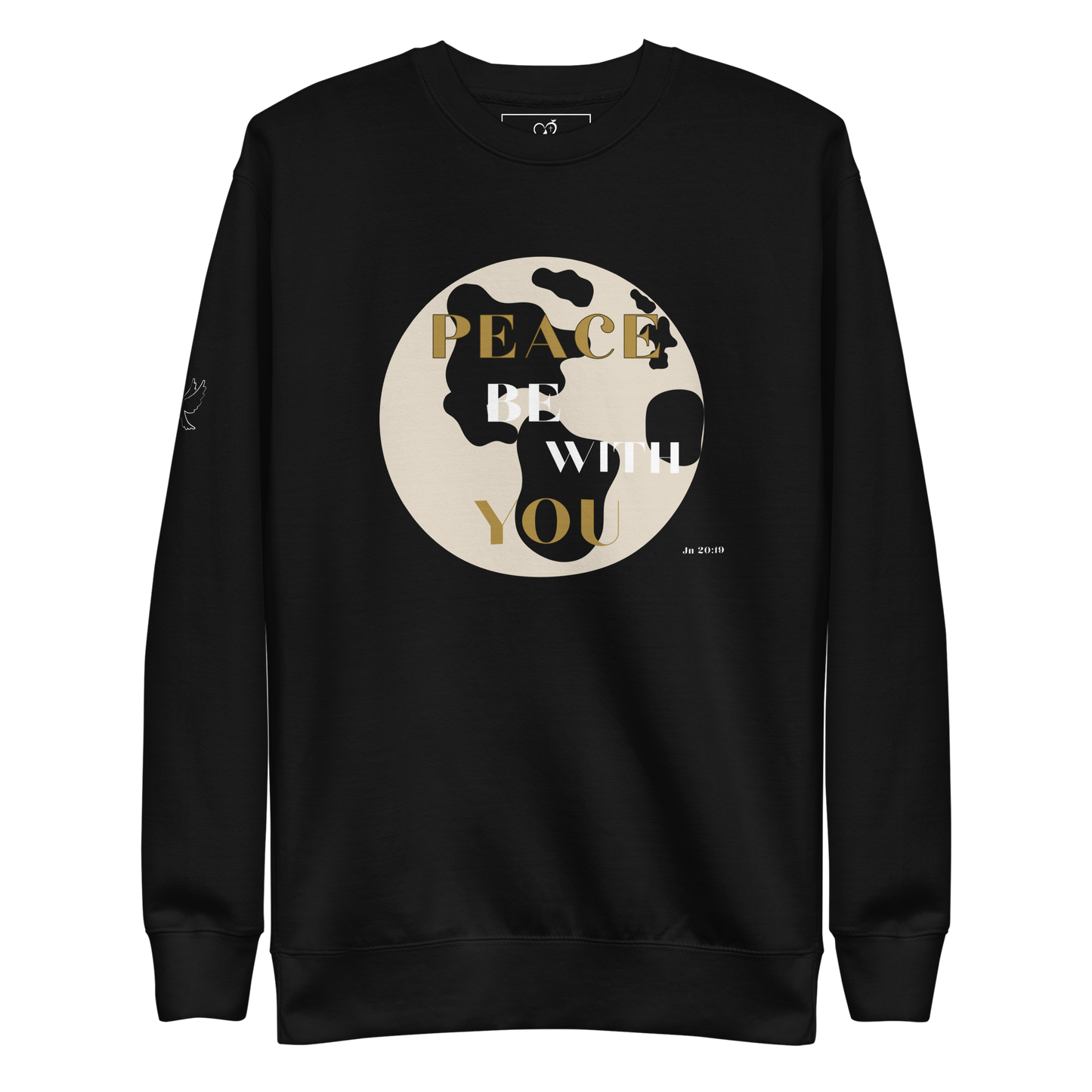Christian Unisex Sweatshirt – Peace & Courage