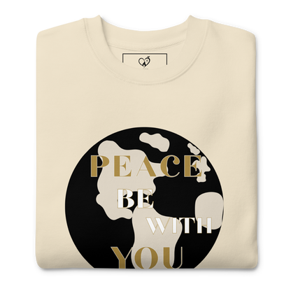 Christian Unisex Sweatshirt – Peace & Courage