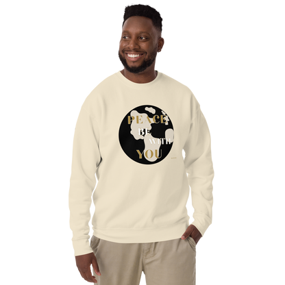 Christian Unisex Sweatshirt – Peace & Courage