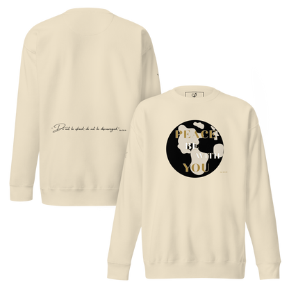 Christian Unisex Sweatshirt – Peace & Courage